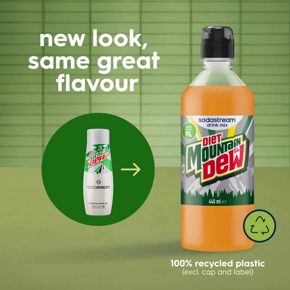 Sodastream Diet MTN DEW® Zero Sugar Syrup Drink Mix 440ml