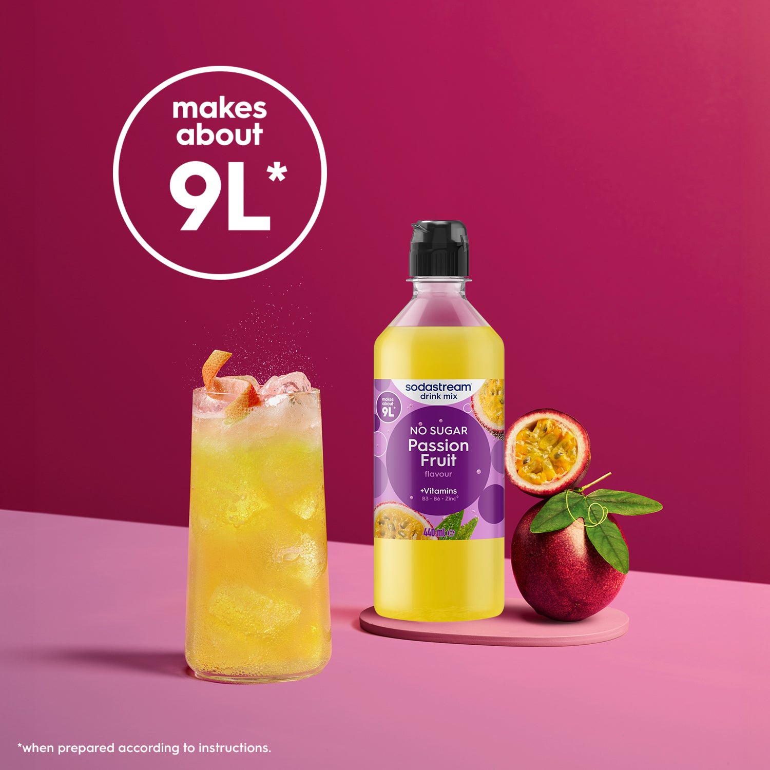 sodastream classic passionfruit zero