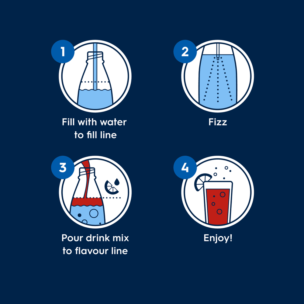 Sodastream Pepsi MAX® Mango 6 Pack Sugar Free Syrup Drink Mix 440ml