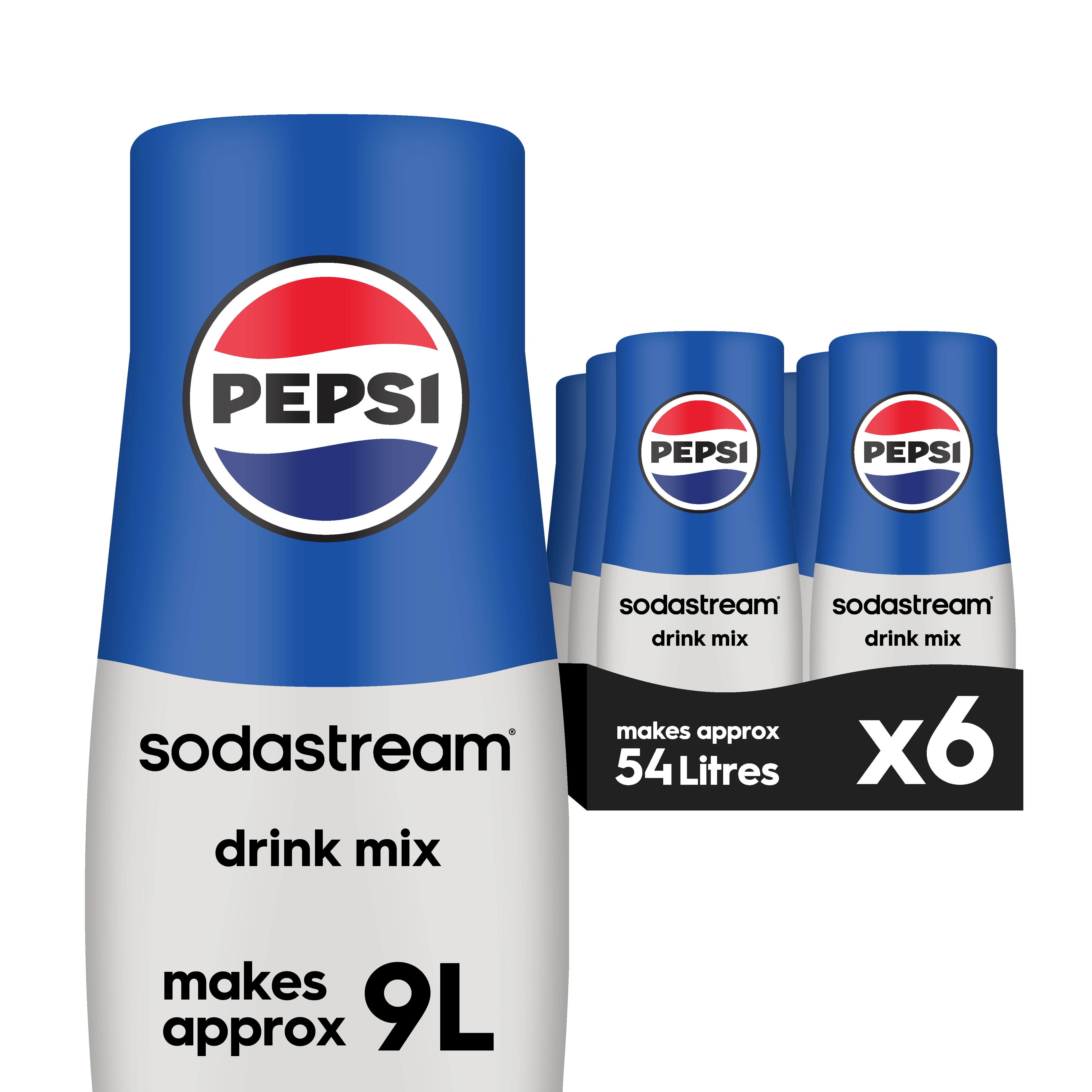 Pepsi 6-pack sodastream