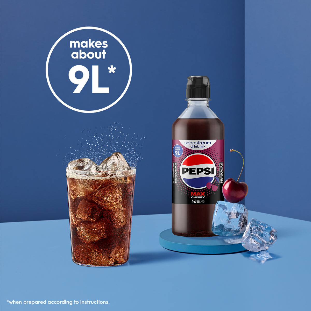 Sodastream Pepsi Max Cherry Syrup 440ml – SodaStream UK