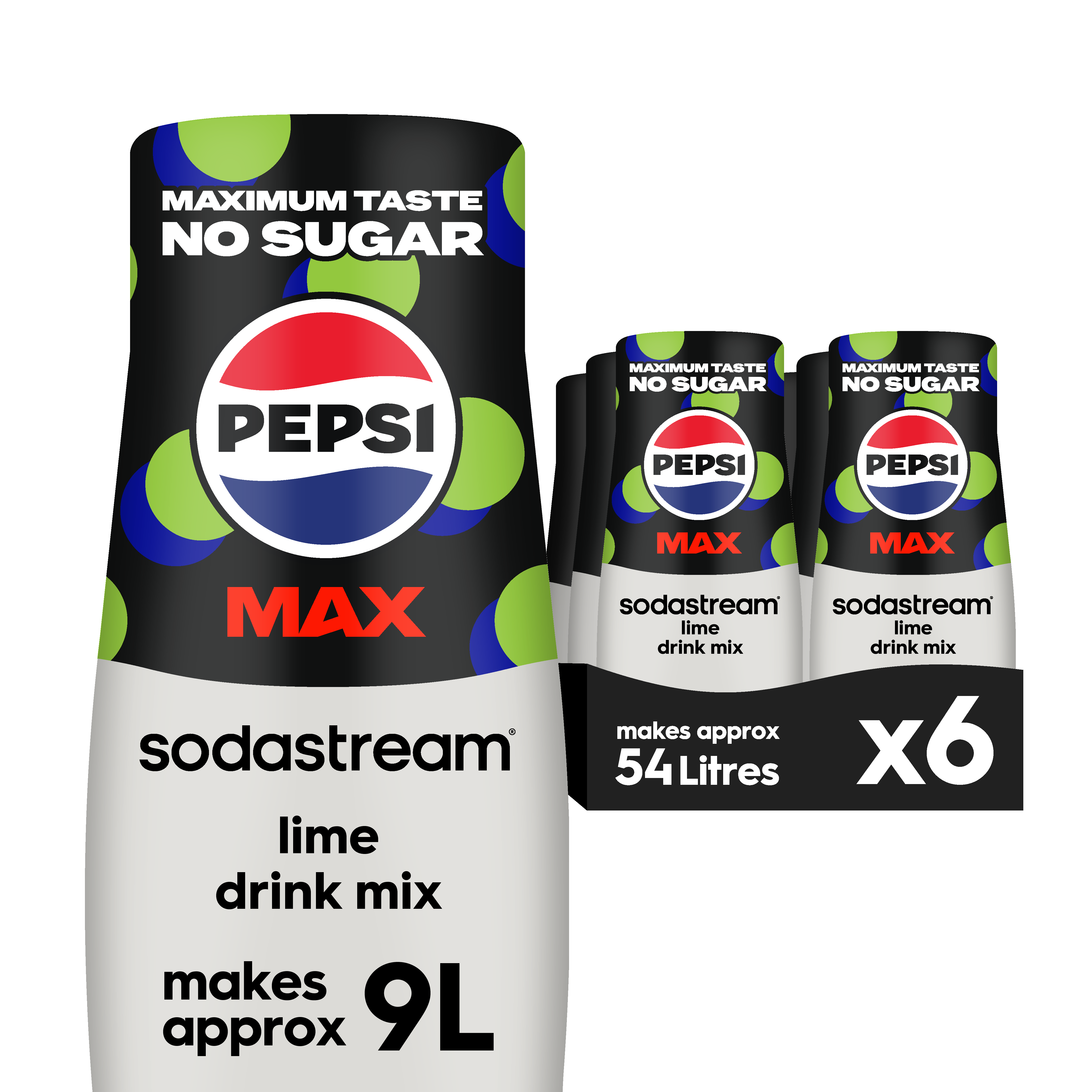 Pepsi Max Lime 6-Pack (Free Shipping) sodastream