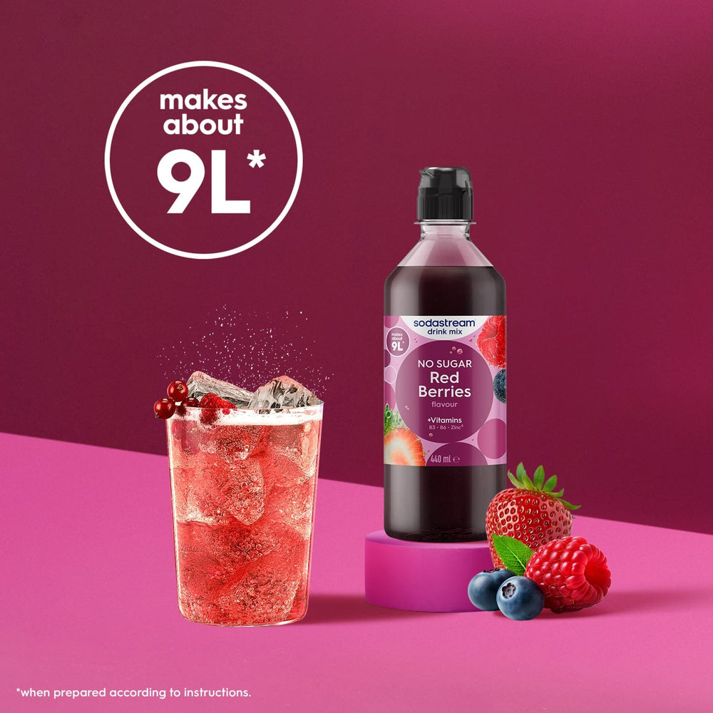 Sodastream Classics® Red Berries No Sugar 6-Pack Syrup Drink Mix 6 x 440ml – 5