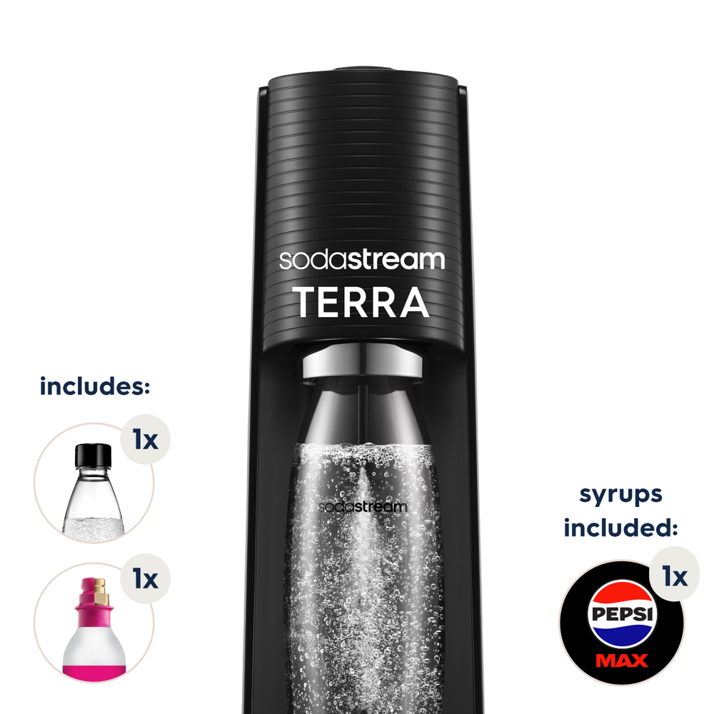 sodastream terra black starter bundle