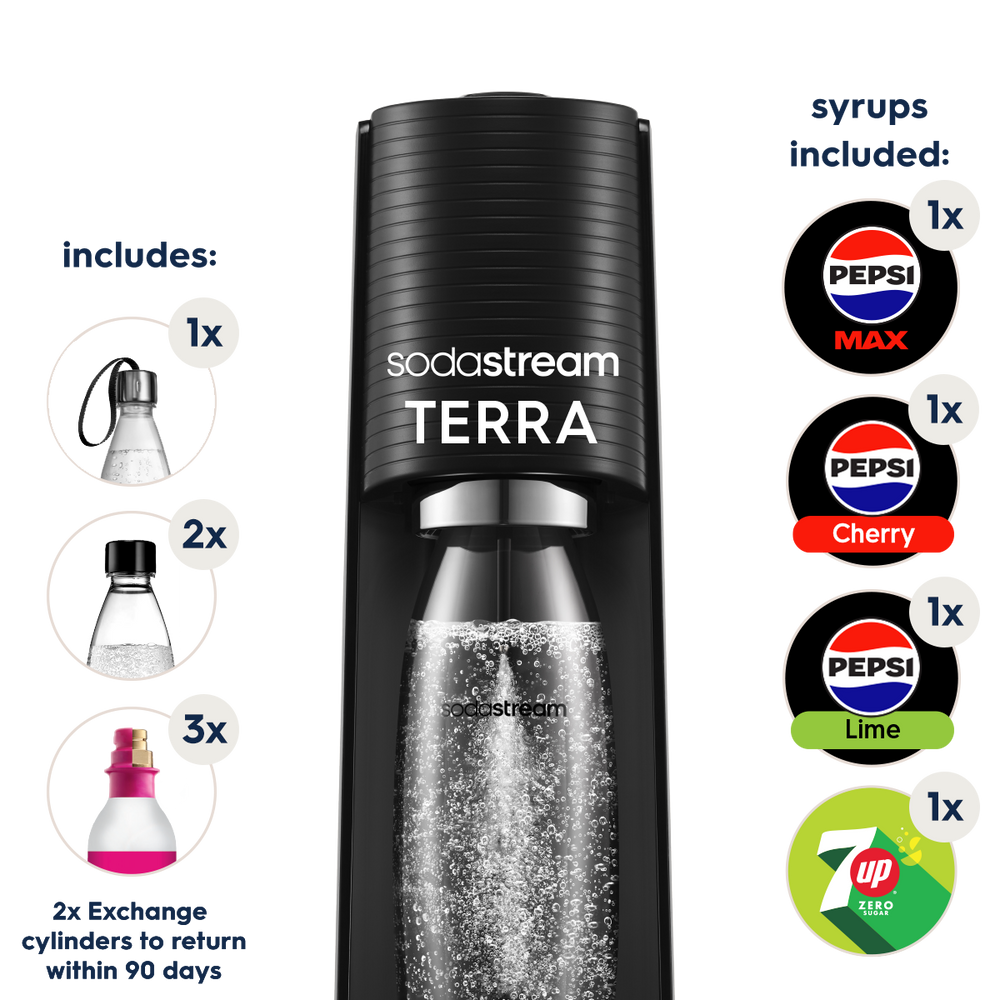 sodastream Terra black ultimate bundle