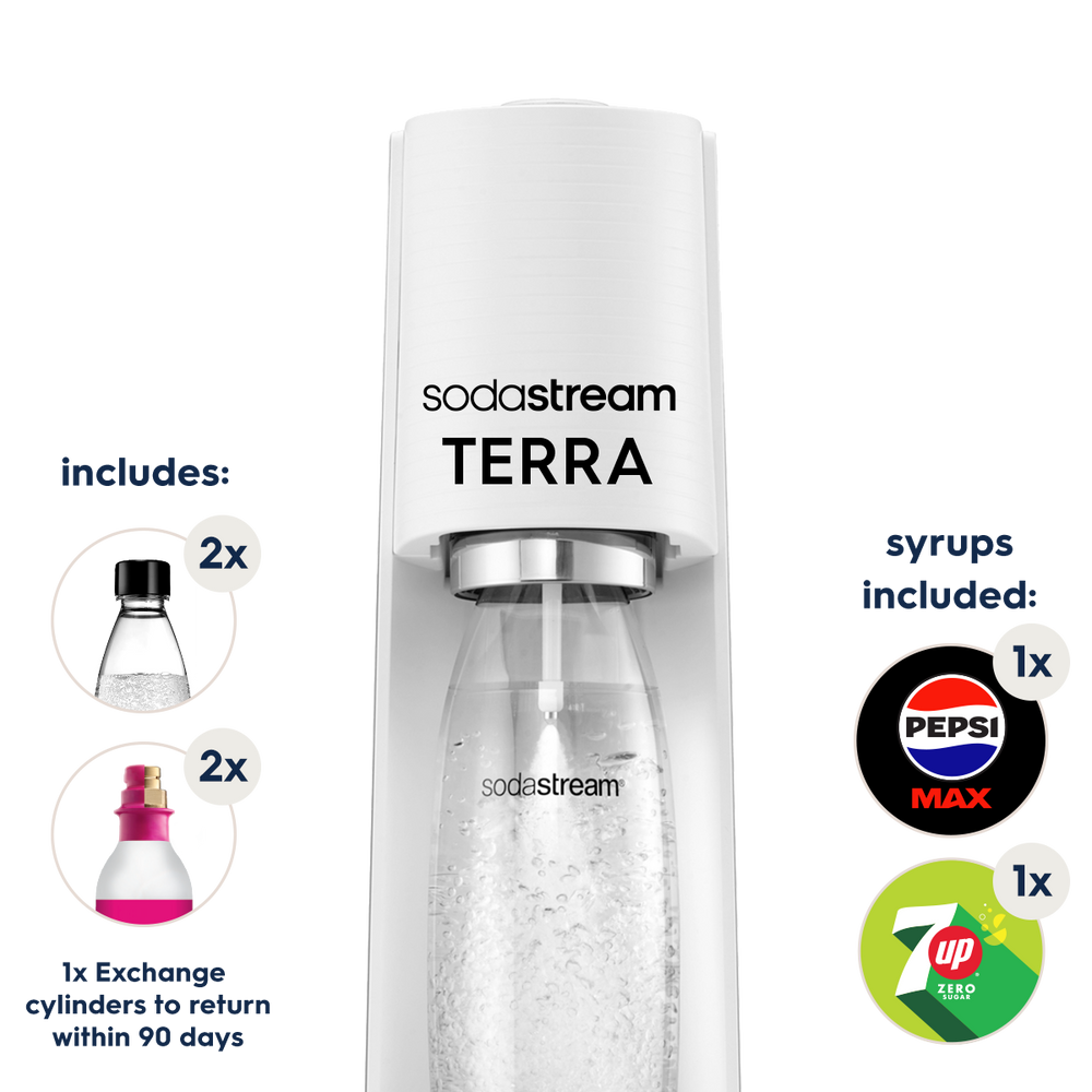SodaStream Terra White plus Bundle