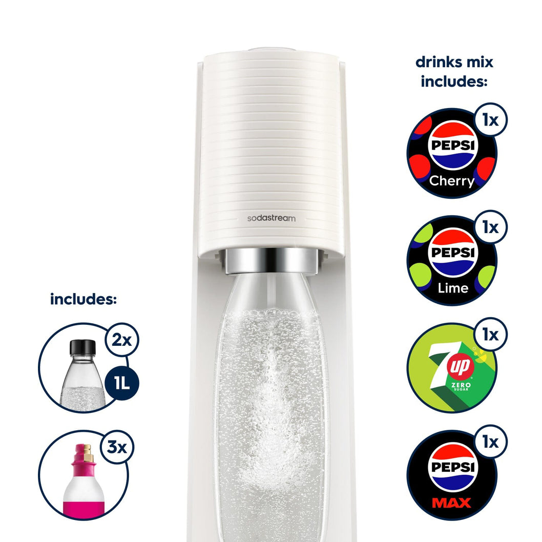 sodastream Terra white mega bundle