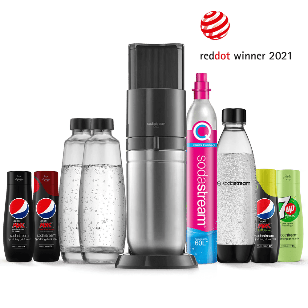 sodastream duo black hydration kit