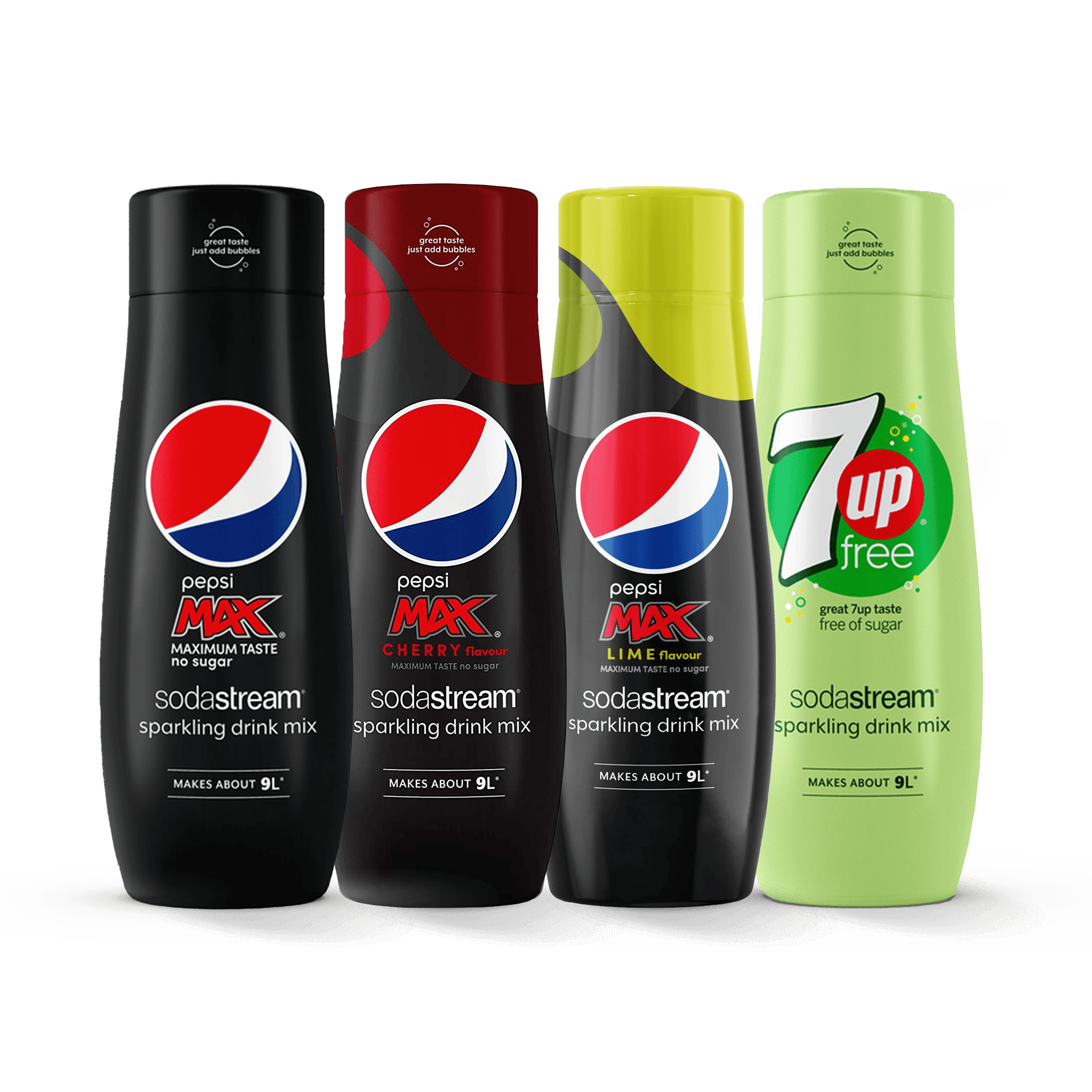 Mixed Diet Pepsi 4 Pack sodastream