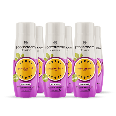 Classics Passionfruit 6 Pack Sugar Free Syrup Drink Mix