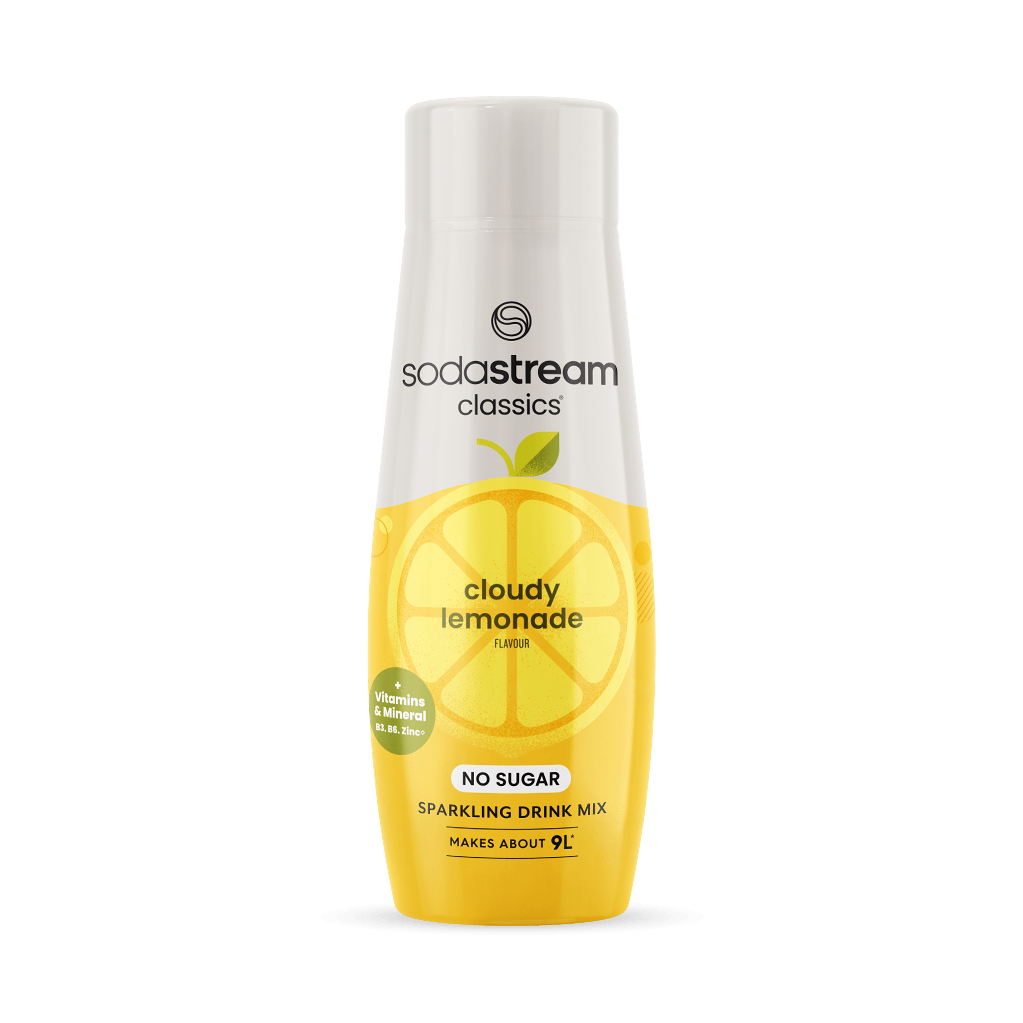 SodaStream Classics Cloudy Lemonade Zero with added vitamins 440ml