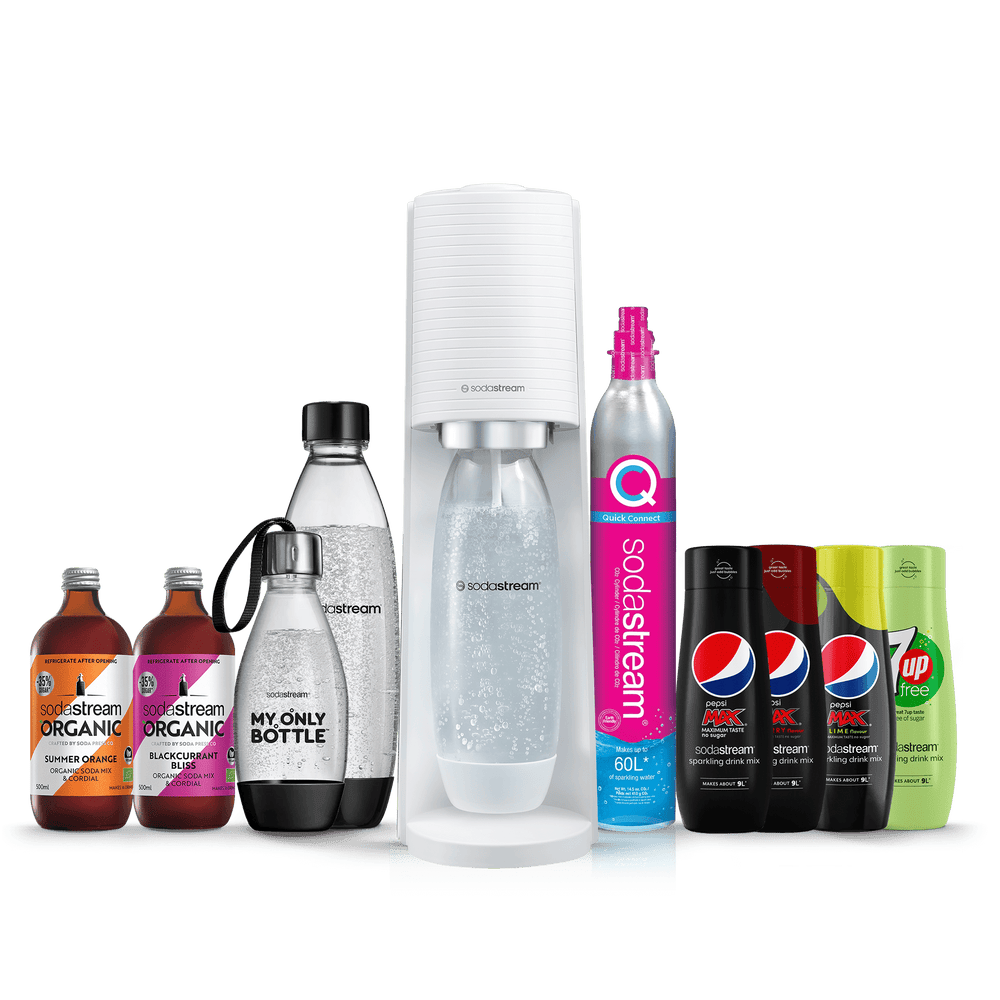 SodaStream Terra White Pepsi Plus Bundle