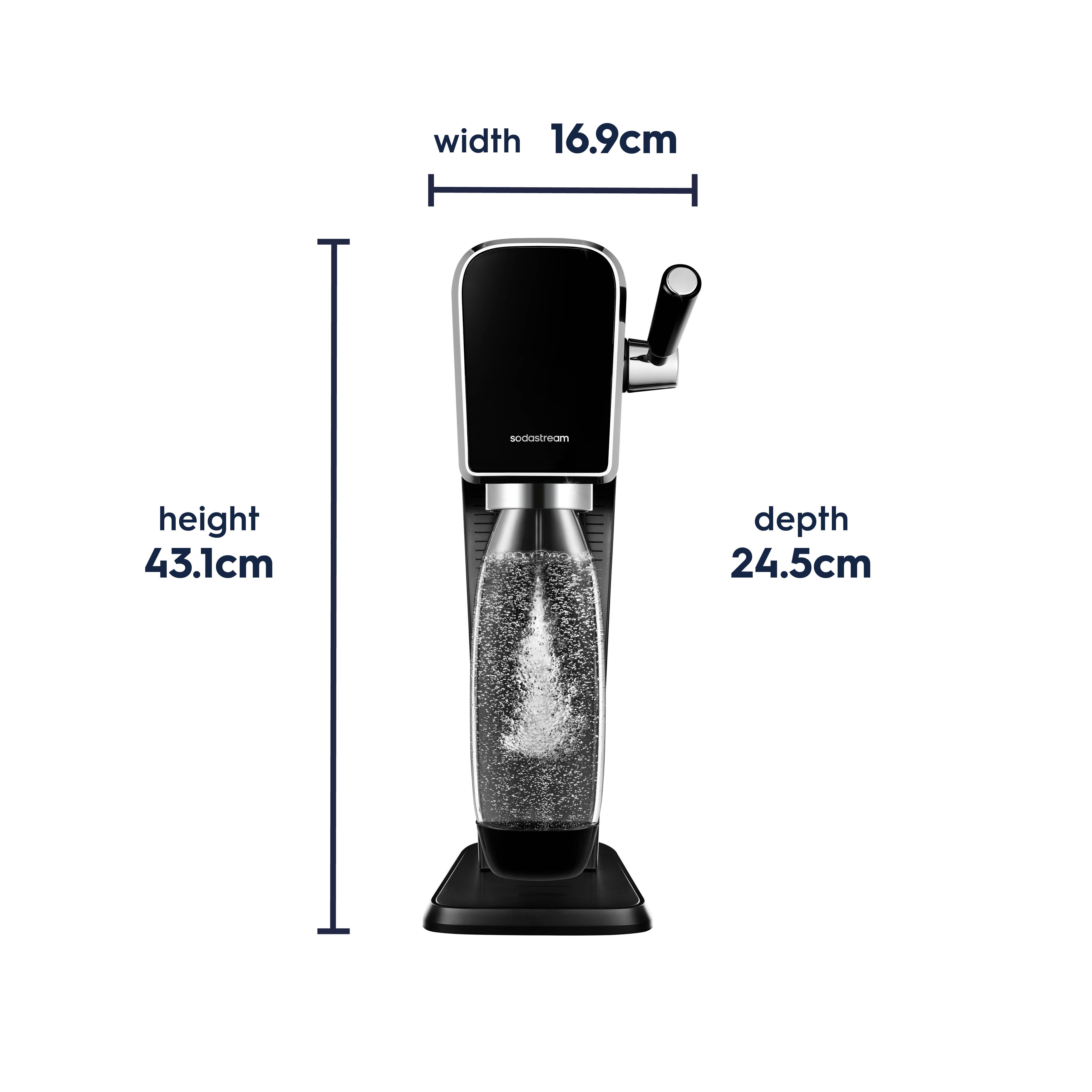 ソーダーストリーム sodastream ART SodaStream ART Quick Connect Sparkling Water Maker – SodaStream UK