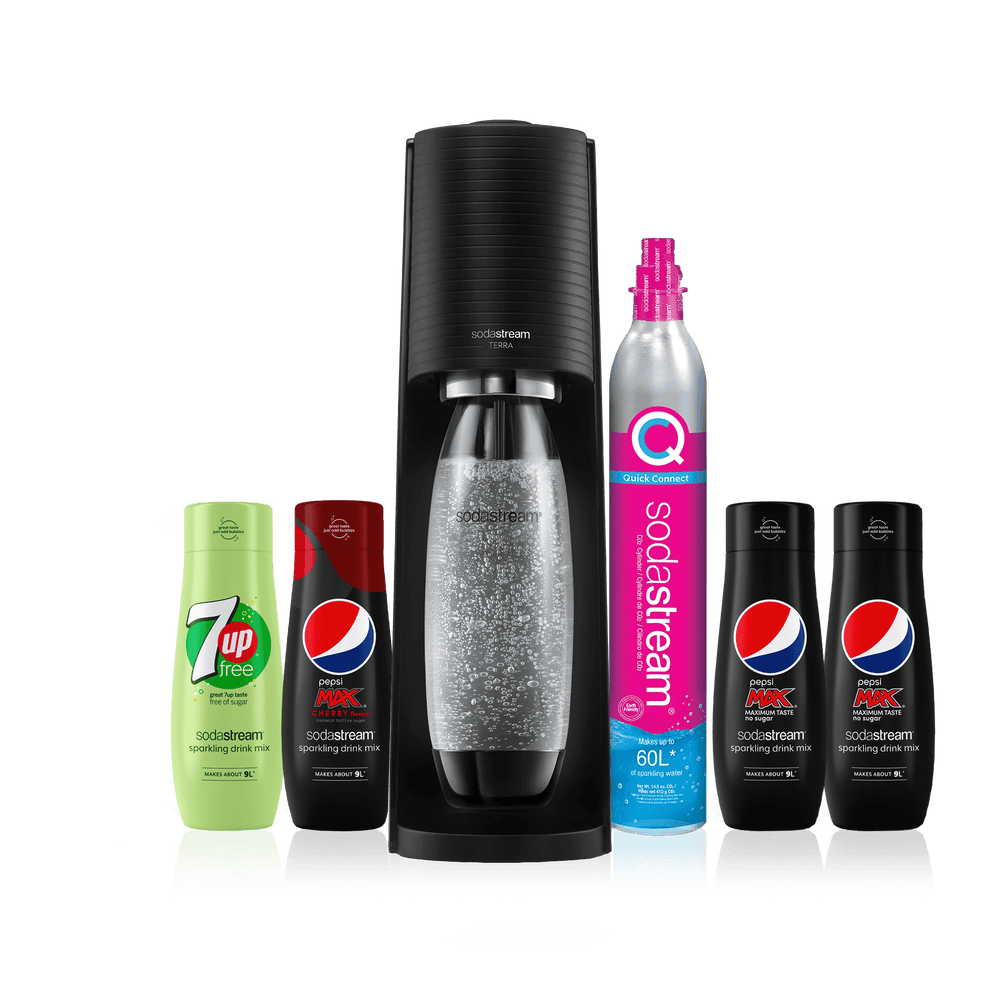 sodastream terra black Family Favourites Kit