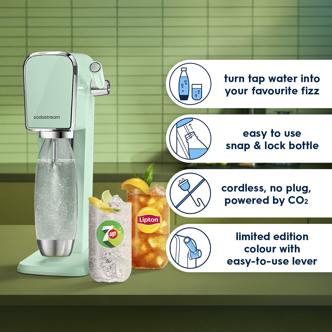 SodaStream ART Mint Quick Connect Sparkling Water Maker