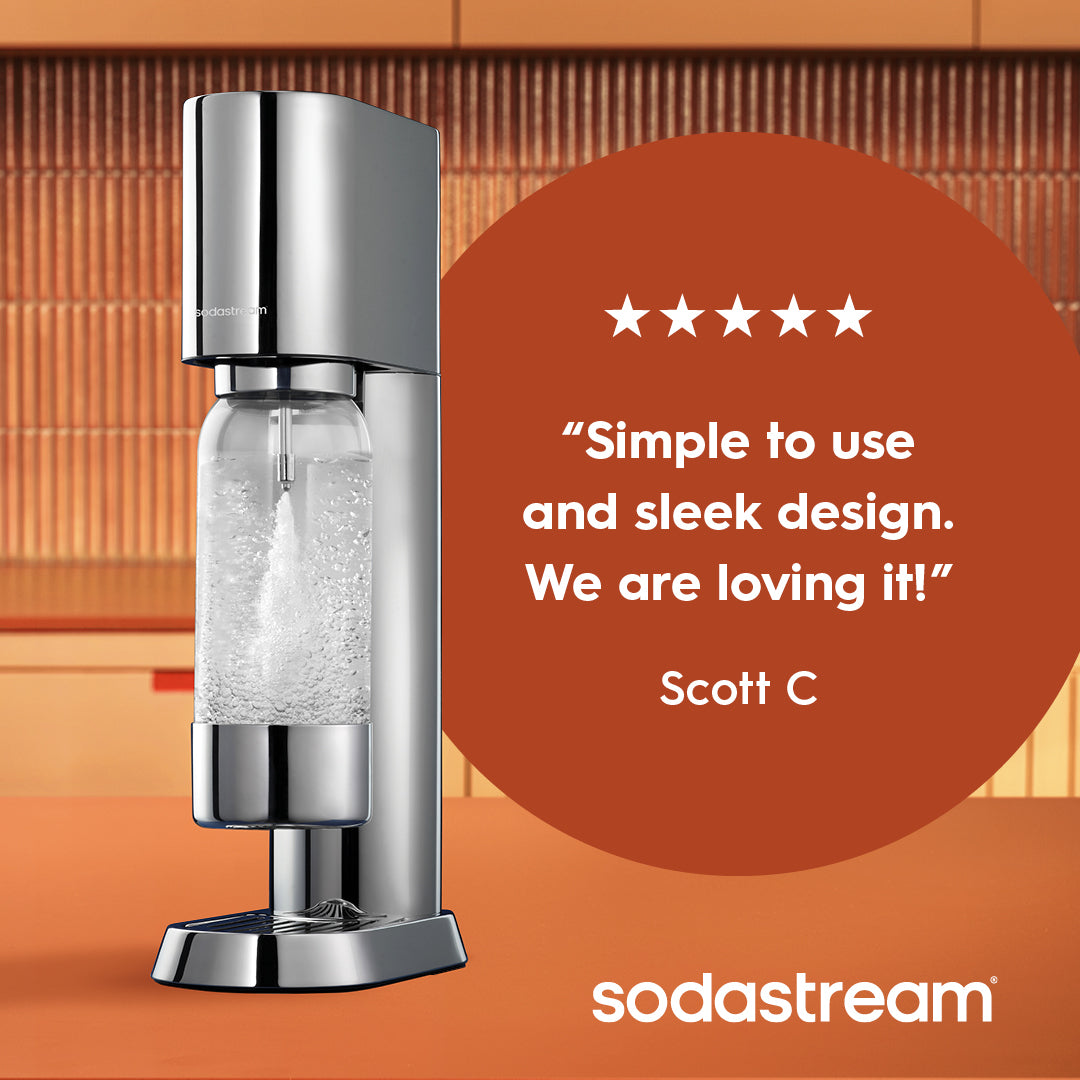 SodaStream Enso - Stainless Steel Premium Sparkling Water Maker