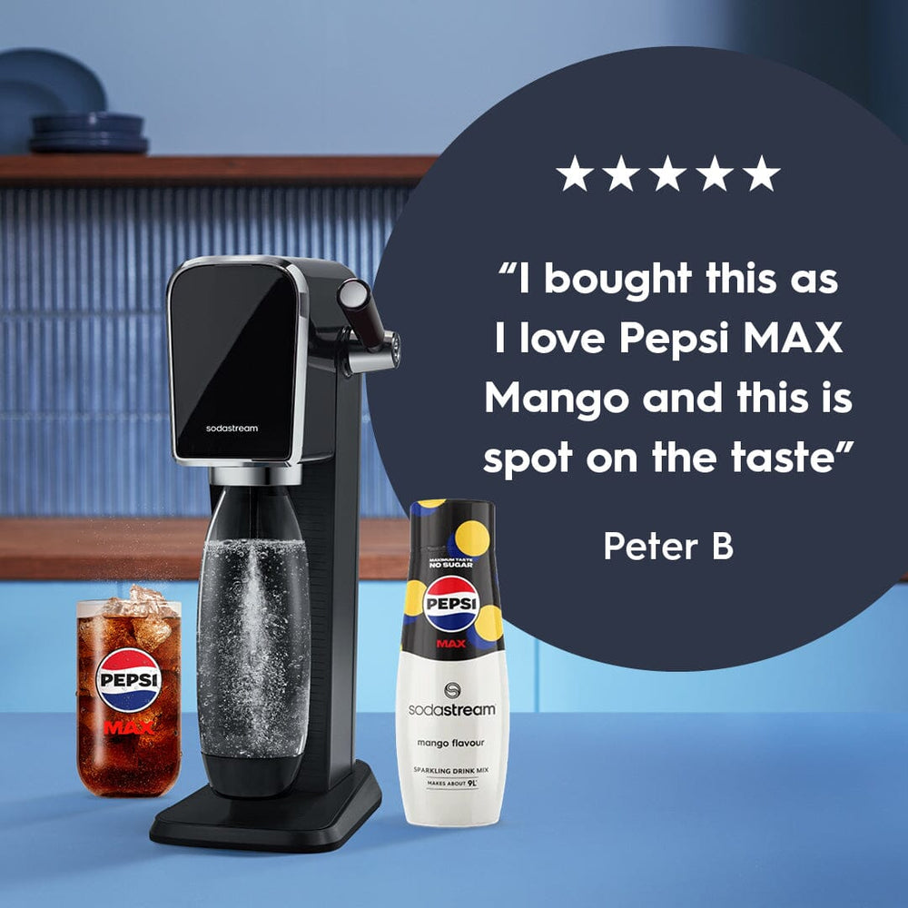 Sodastream Pepsi MAX® Mango Sugar Free Syrup Drink Mix 6 Pack 440ml