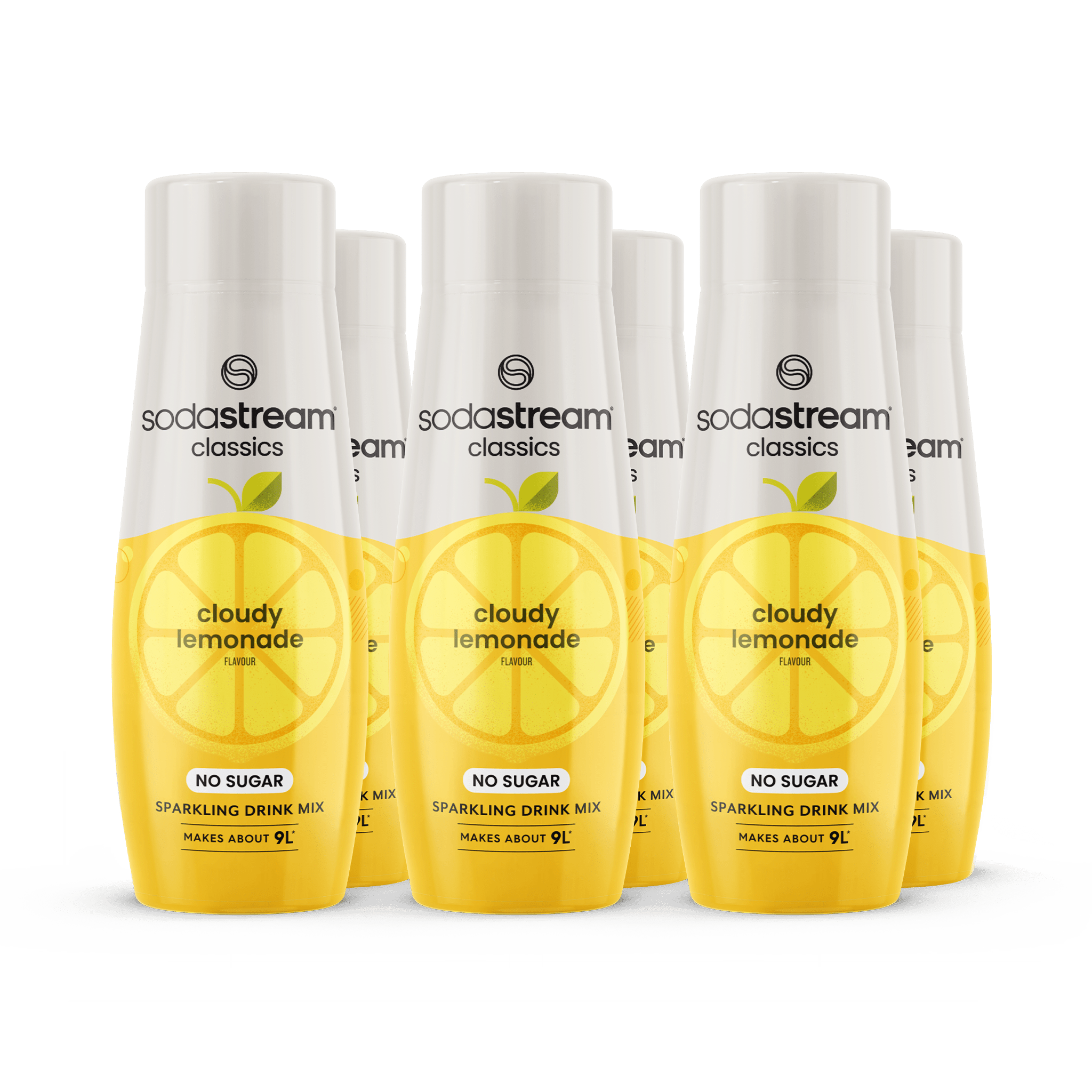 SodaStream Classics Cloudy No Sugar Lemonade  6-Pack