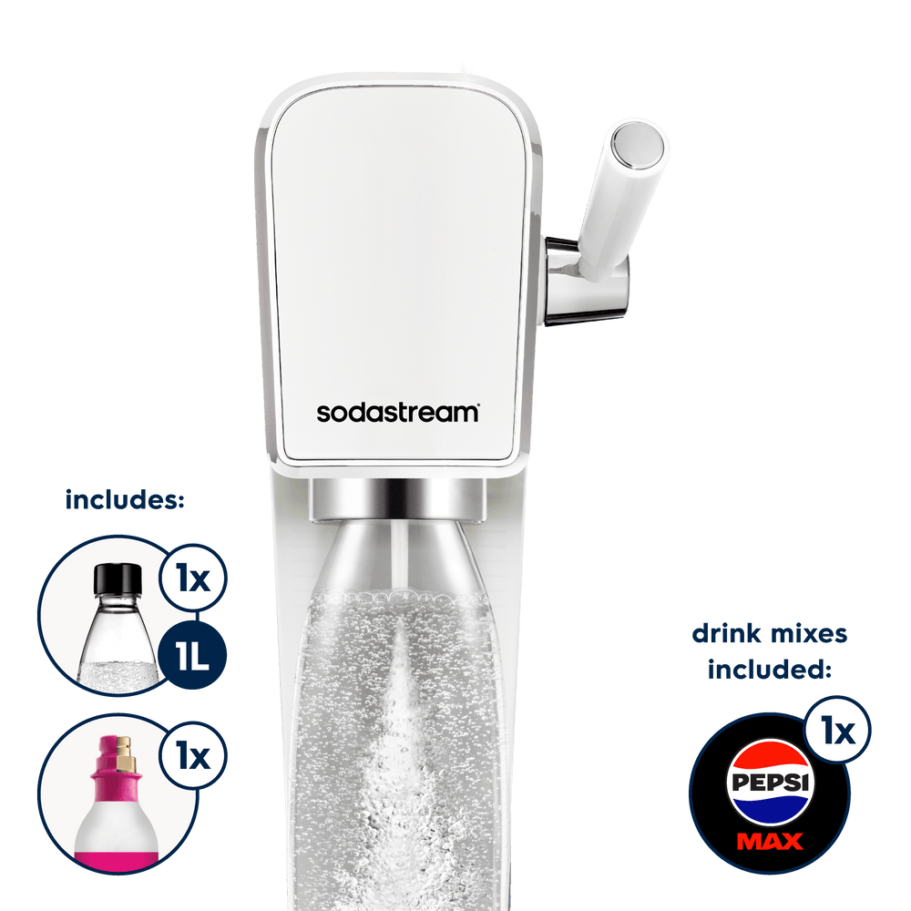 sodastream art white starter bundle