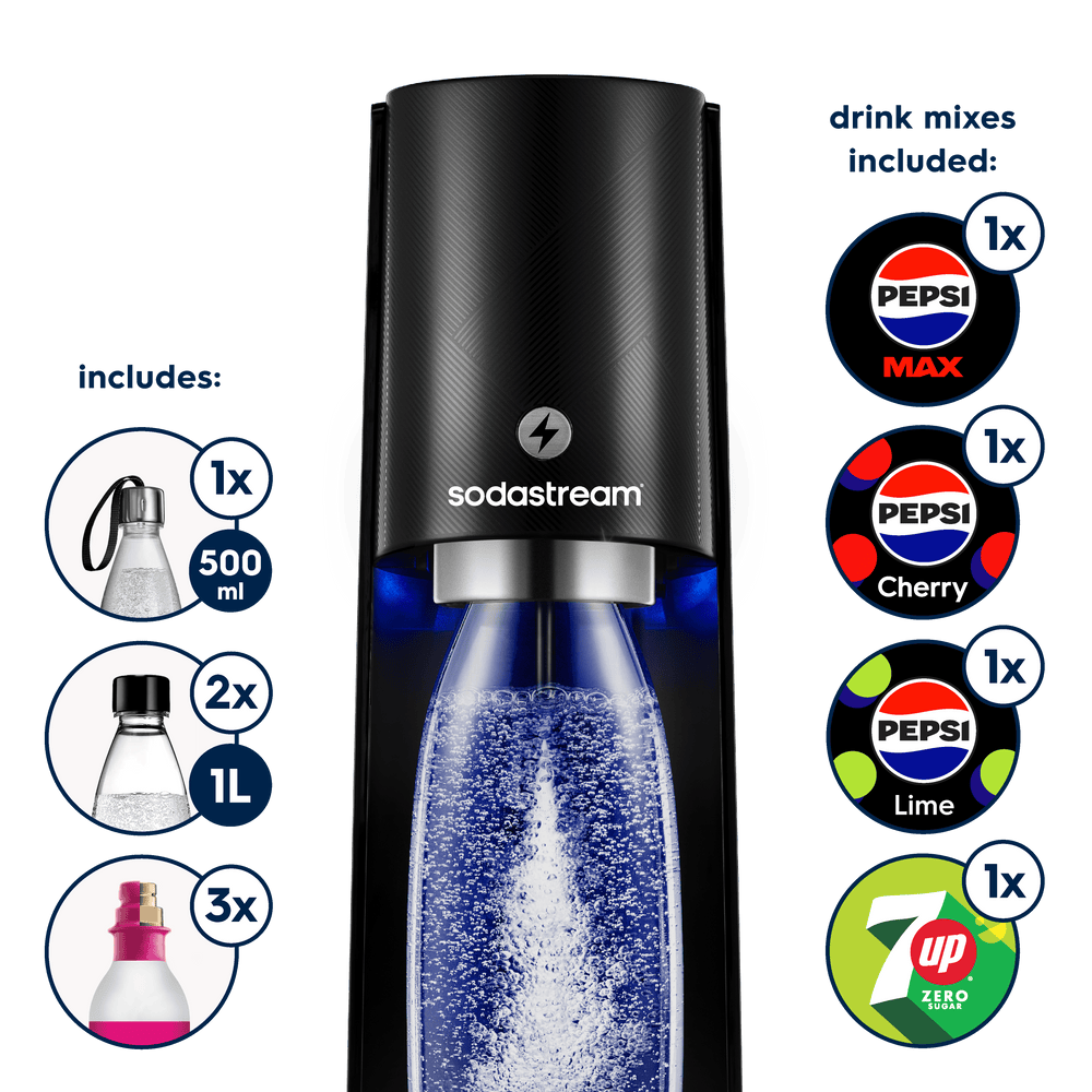 SodaStream E-Terra Quick Connect Sparkling Water Maker – SodaStream UK