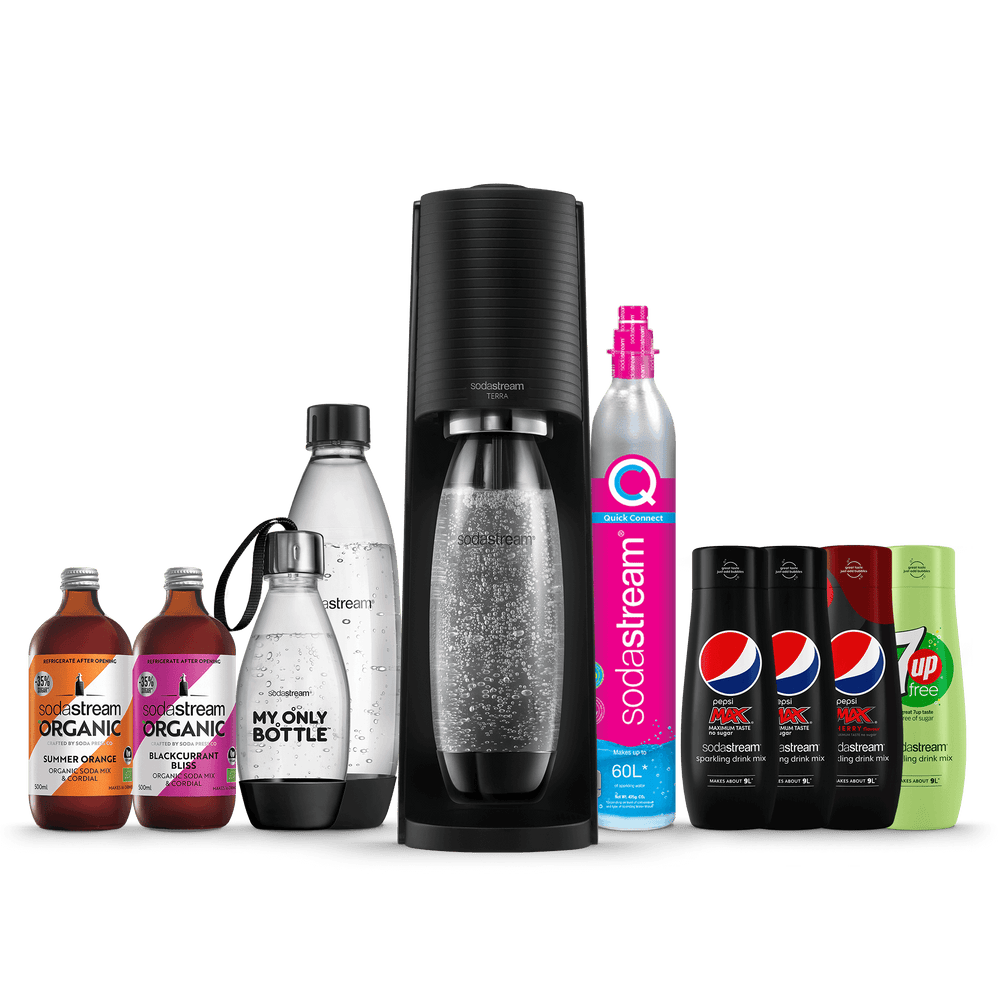 SodaStream Terra Black Flavour Kit