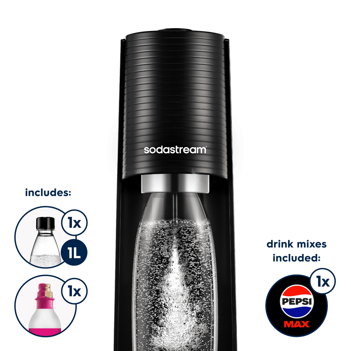 sodastream terra black starter bundle