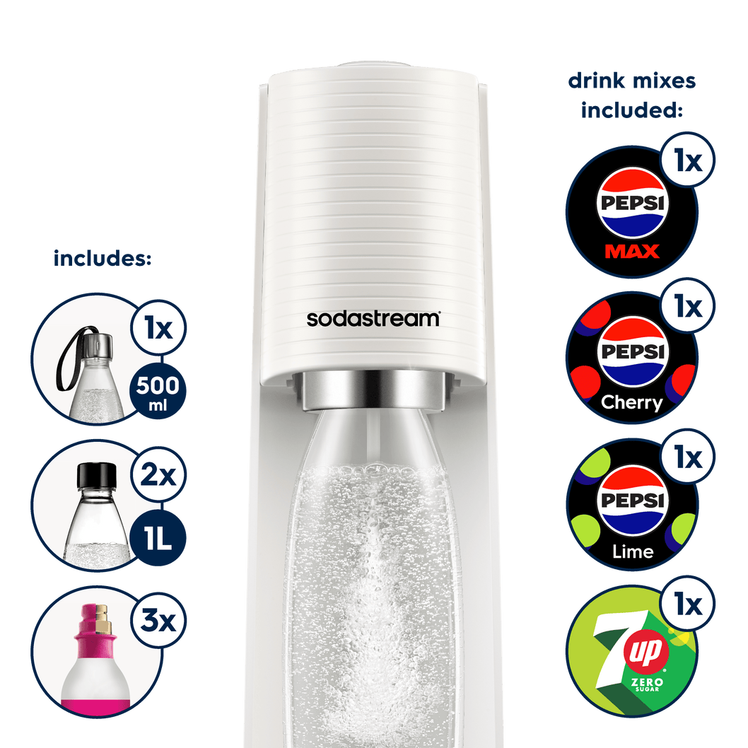 sodastream Terra white ultimate bundle