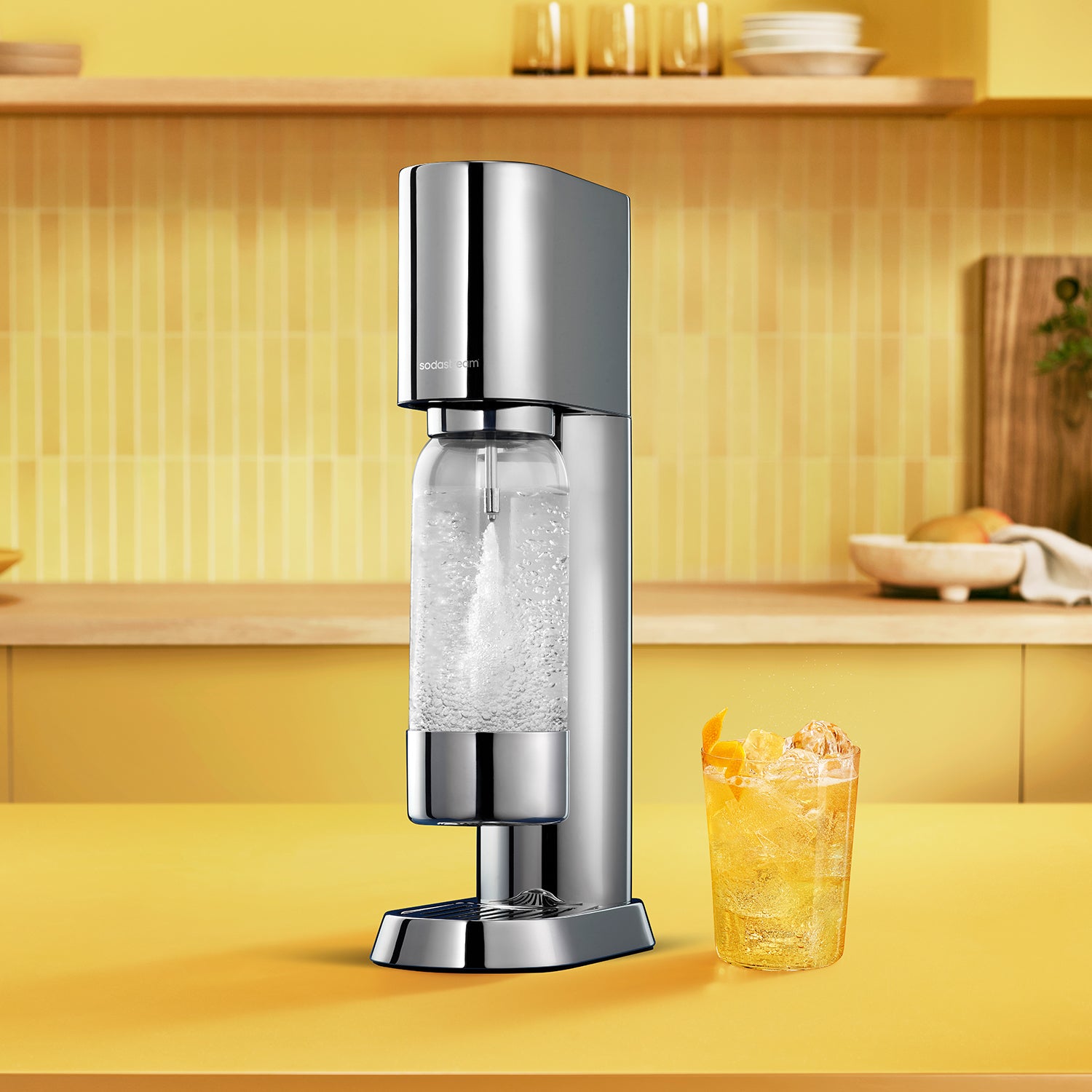 SodaStream Enso - Stainless Steel Premium Sparkling Water Maker