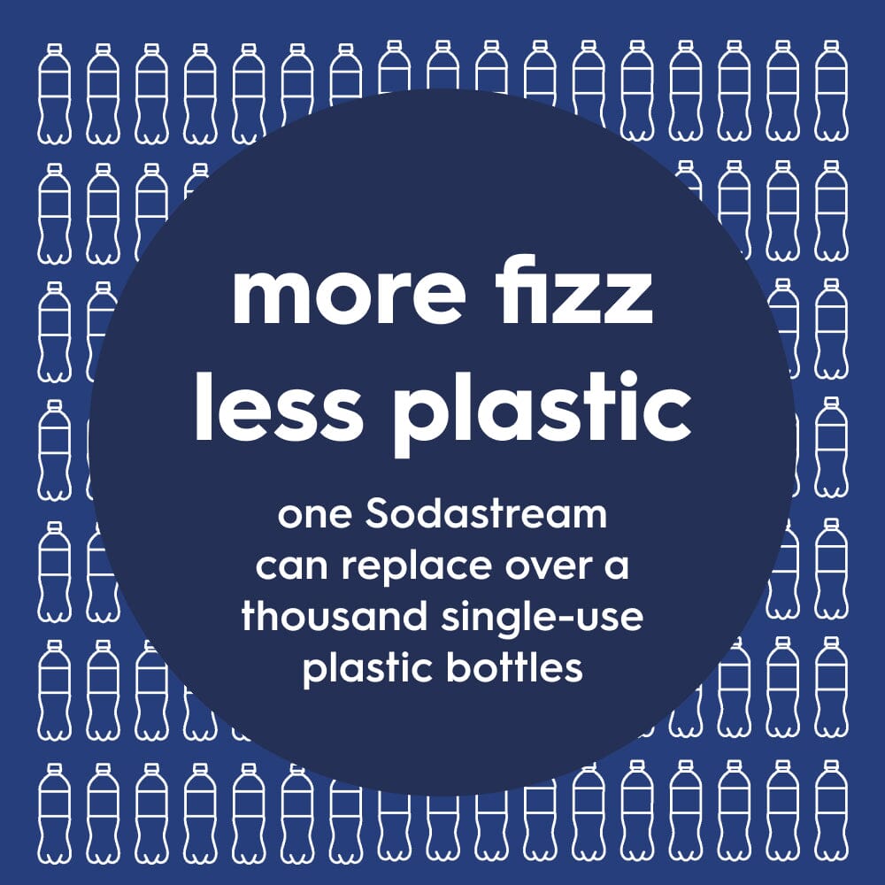 Sodastream Fizz & Go® Insulated Stainless Steel Sparkling Water Bottle Blueberry 0.9L