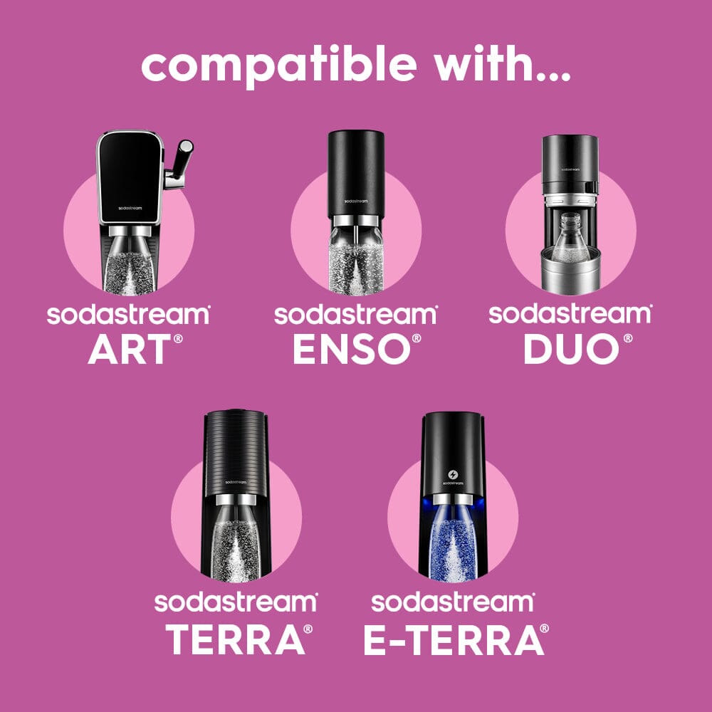 Sodastream Fizz & Go® Insulated Stainless Steel Sparkling Water Bottle Guava 0.9L