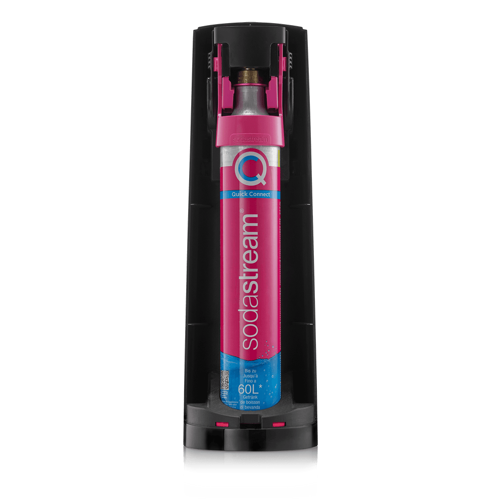 sodastream terra black sparkling water maker with quick connect