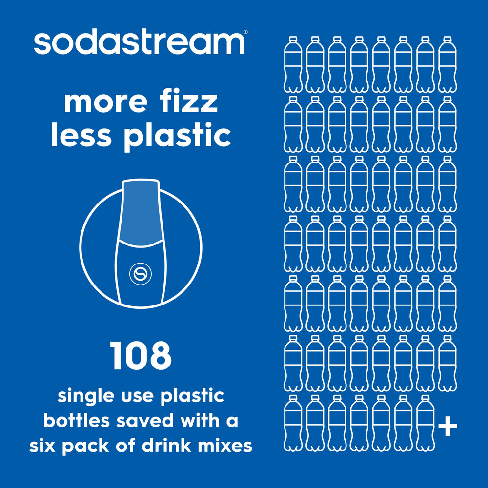 SodaStream Pepsi Max Cherry Syrup Drink Mix 6 x 440ml Multipack Syrup