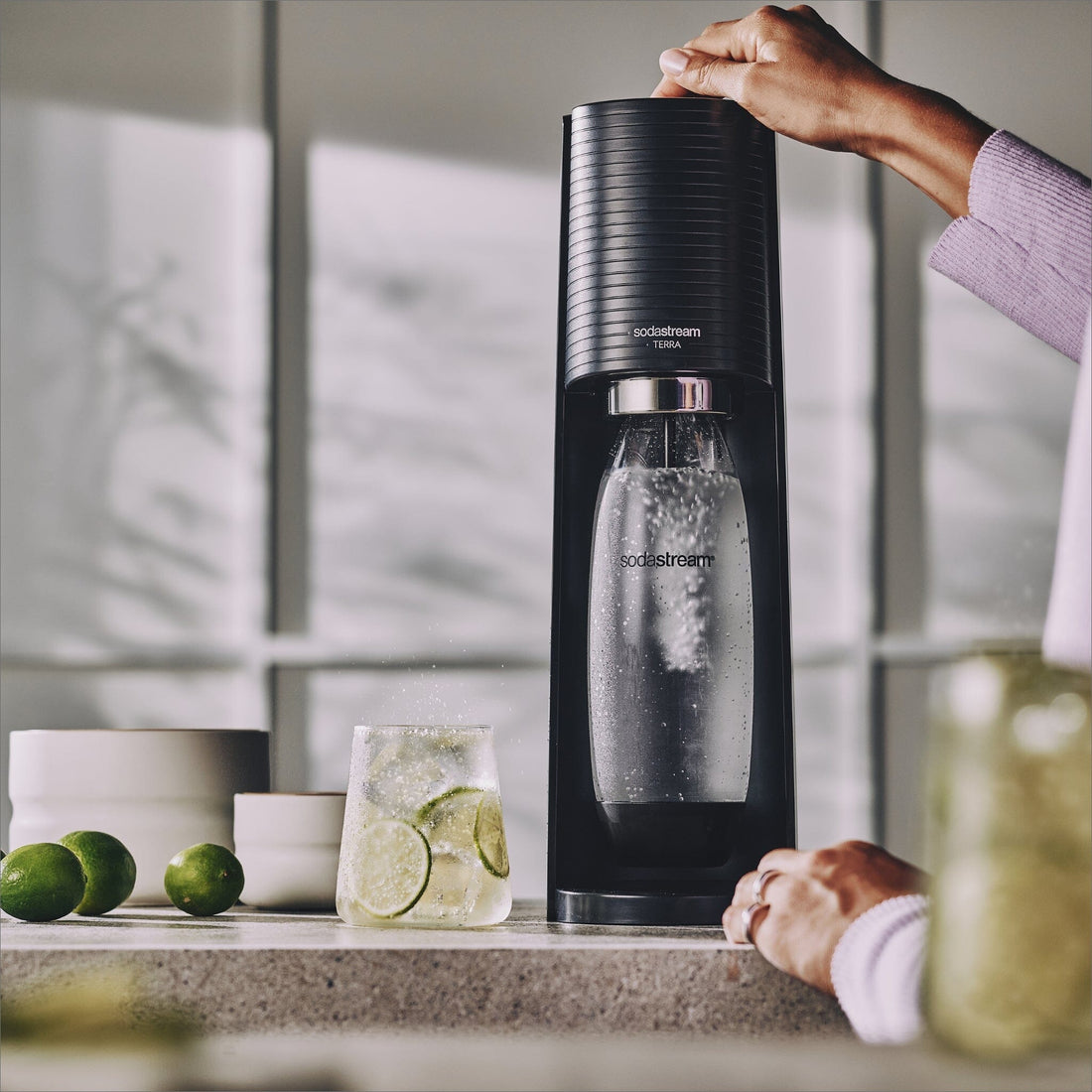 SodaStream Terra Quick Connect Sparkling Water Maker N SodaStream UK