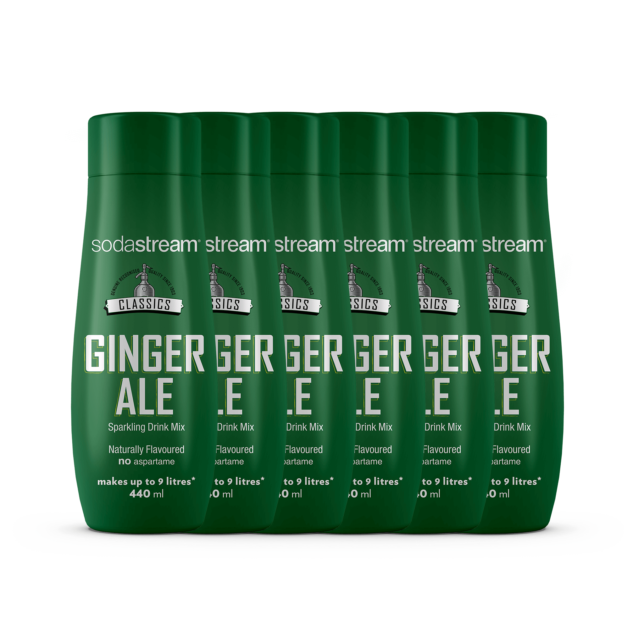 6-pack Ginger Ale 440ml sodastream