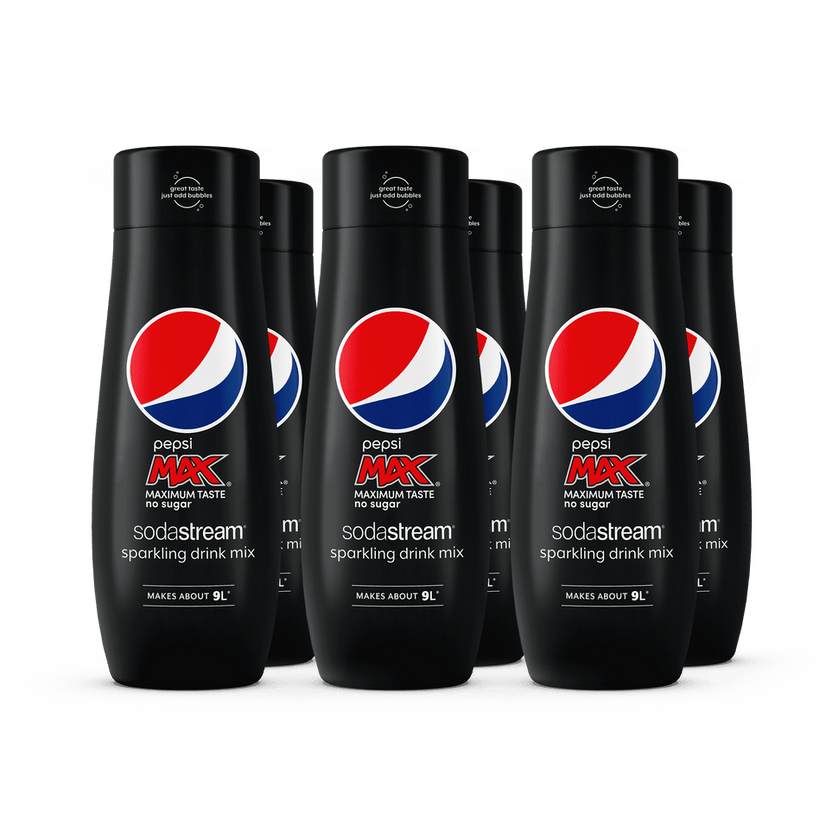 Pepsi Max 6pack Syrup Flavour SodaStream UK